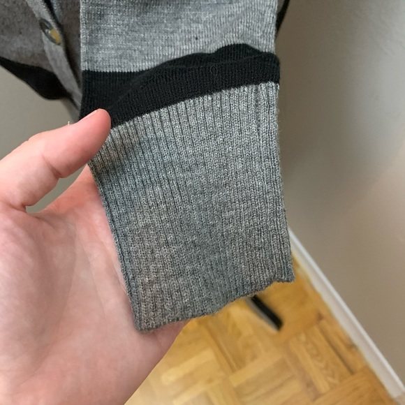 BLUENOTES | NWT Grey and Black Stripe Cardigan - Picture 4 of 9